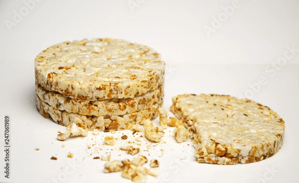 Obraz Crispy bread with grain