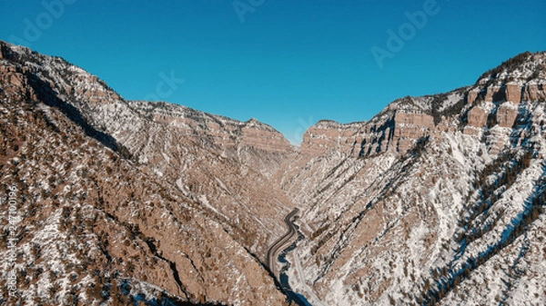 Obraz Aerial Drone Landscape