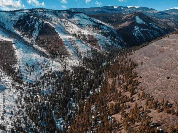 Obraz Aerial Drone Landscape