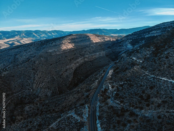 Obraz Aerial Drone Landscape