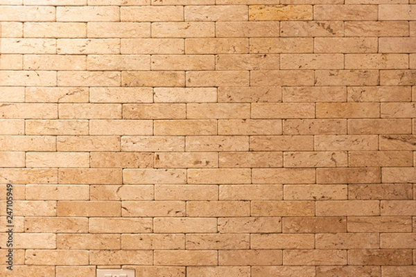 Obraz Brown brick wall texture grunge background.