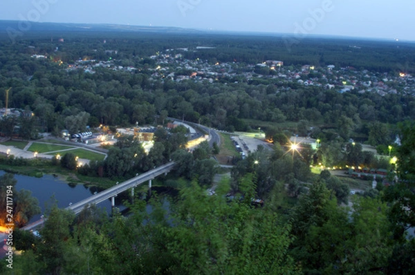 Obraz река, рассвет