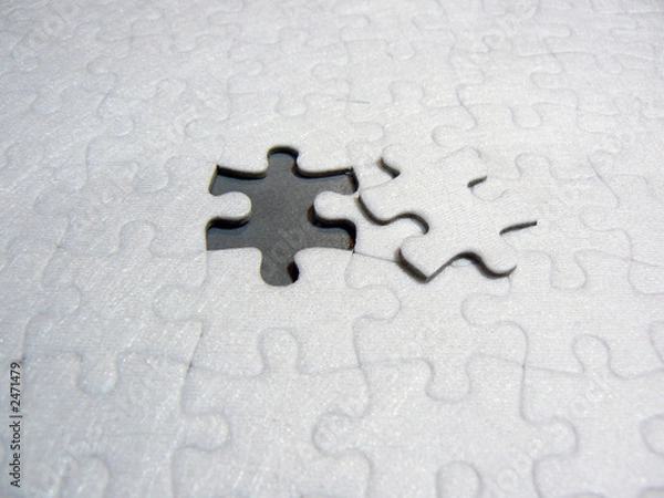 Obraz puzzle small piece on top
