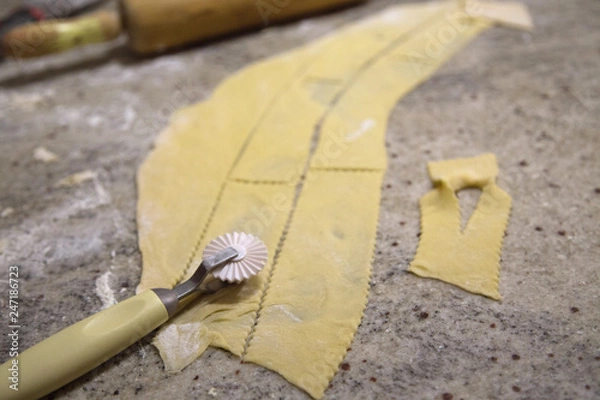 Obraz Préparation des bugnes