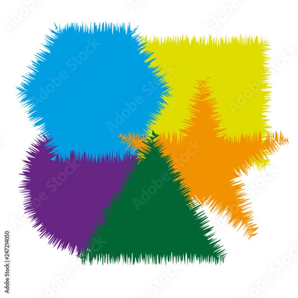 Obraz geometric shapes