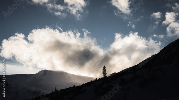 Obraz Zachody w Tatrach