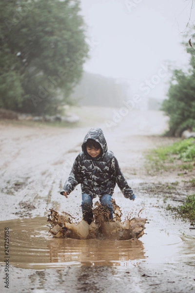 Obraz Playing in the Rain
