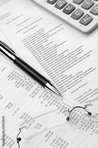 Fototapeta Buchhaltung