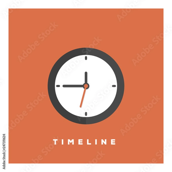 Fototapeta TIMELINE ICON CONCEPT