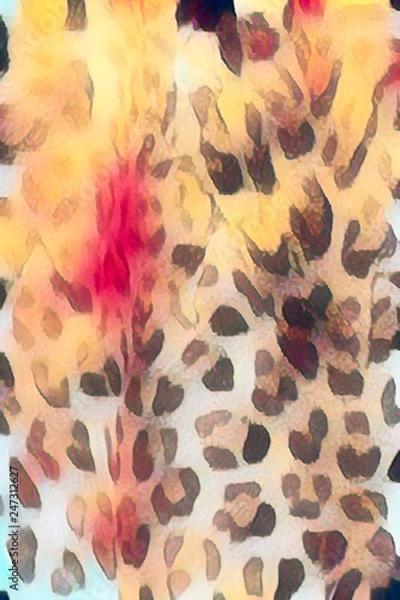 Fototapeta abstract colorful spotted art
