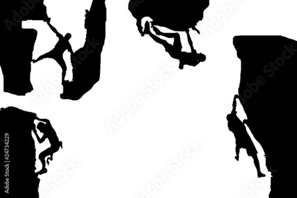 Obraz in climb we trust