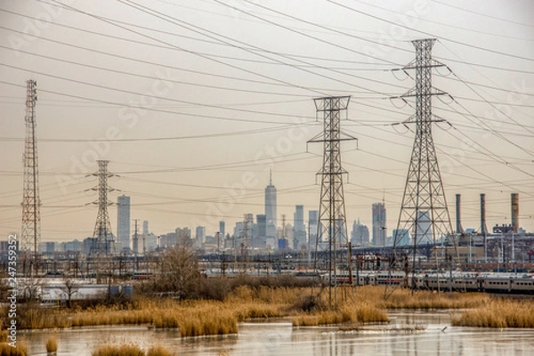 Obraz Power  tower skyline