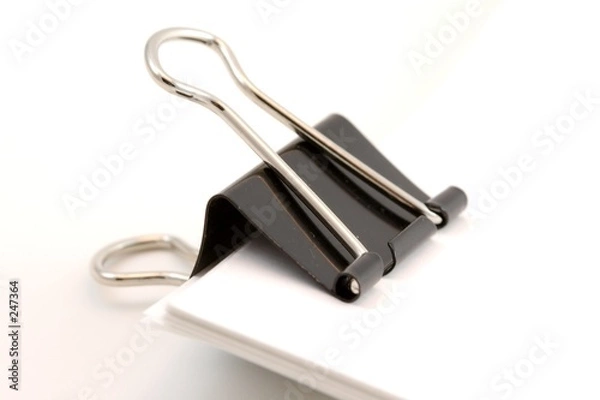 Fototapeta paper clamp