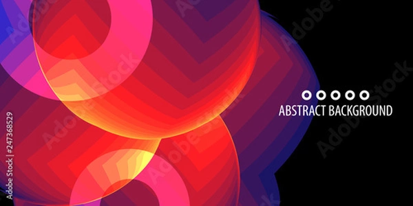 Fototapeta Geometric colorful abstract background
