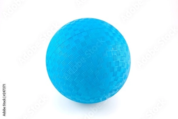 Obraz niebieska piłka