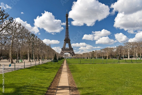 Obraz Tour Eiffel view in spring
