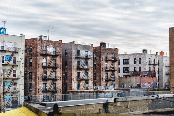 Fototapeta bronx buildings