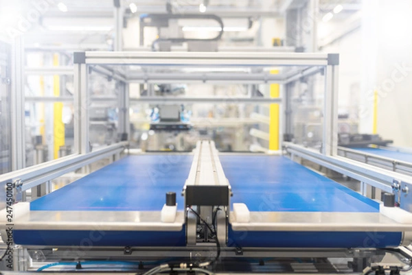 Fototapeta Factory- production line control