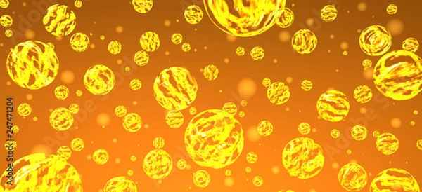 Fototapeta Fishoil, Omega 3. 3D rendering