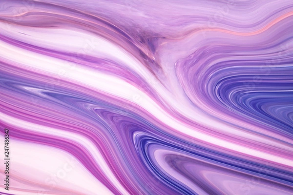 Fototapeta Marble ink colorful. Pink marble pattern texture abstract background. can be used for background or wallpaper