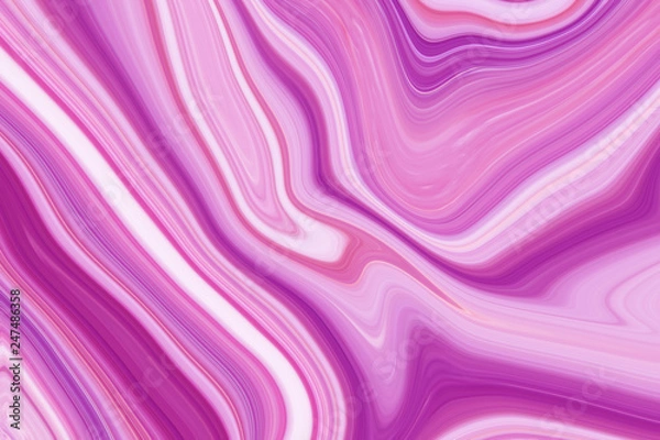 Fototapeta Marble ink colorful. Pink marble pattern texture abstract background. can be used for background or wallpaper