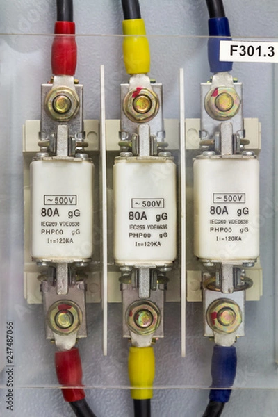 Obraz Low voltage fuse links