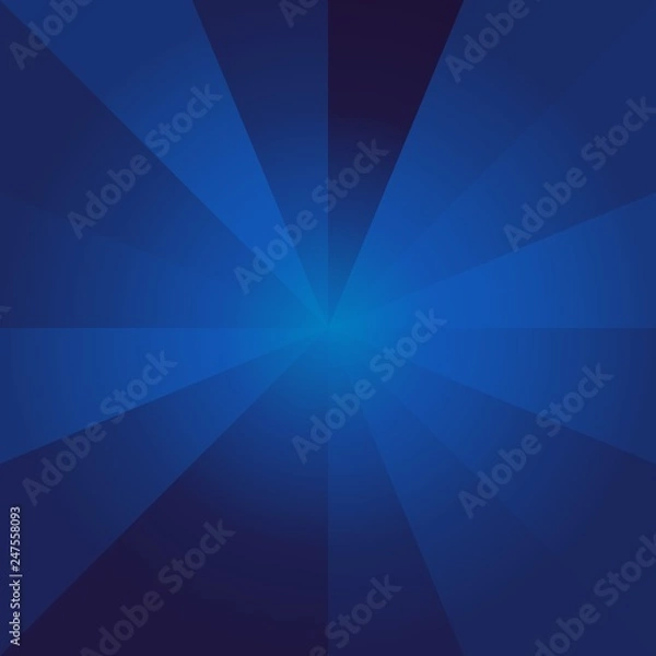 Obraz Blue glow background, modern light with black, super background, abstract pattern