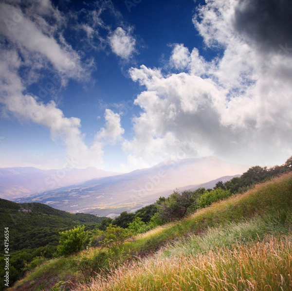 Fototapeta mountains landscape
