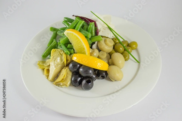Fototapeta assorted pickled vegetables