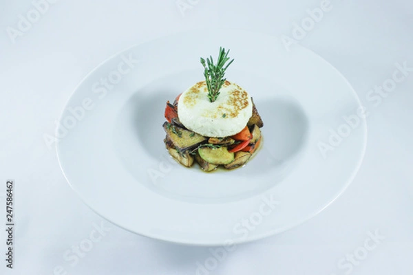 Obraz warm vegetable salad