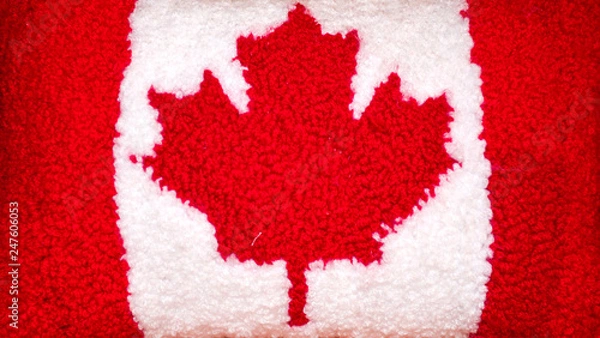 Fototapeta canada; flag; background