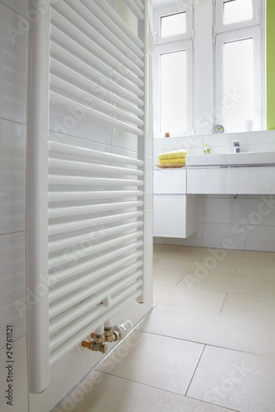 Obraz Grzejnik w łazience