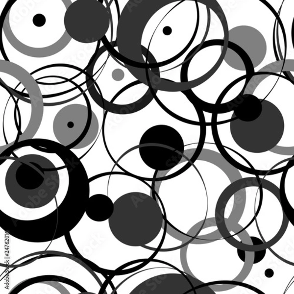 Fototapeta Seamless circle pattern