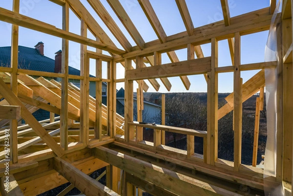 Obraz Frame house construction