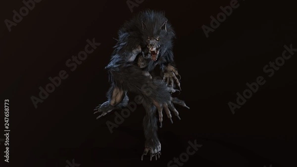 Fototapeta werewolf 3d render