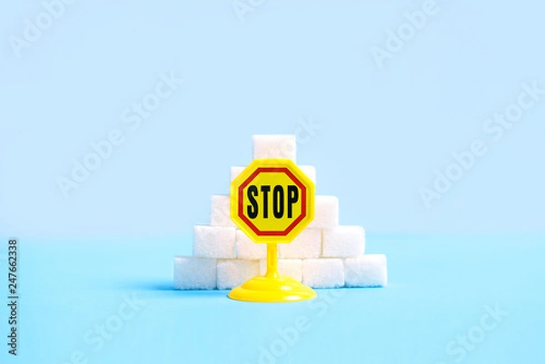 Fototapeta  excessive sugar consumption