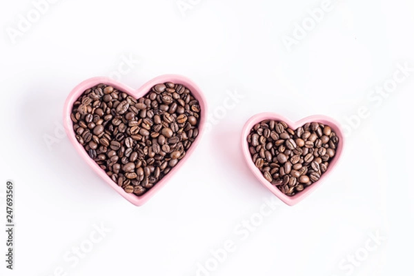 Obraz Two Coffee Hearts 2.0