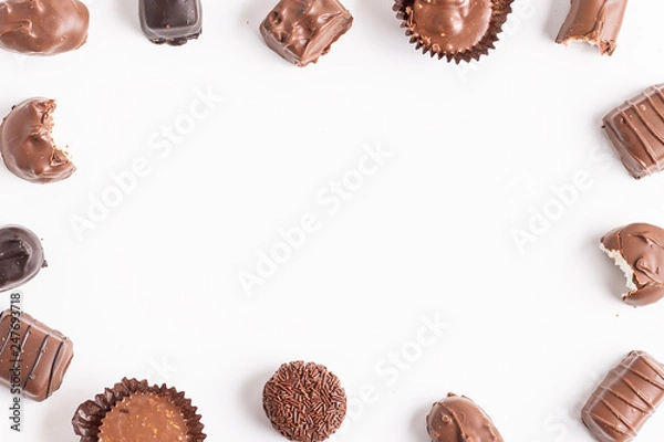 Obraz Delicious Chocolates Border
