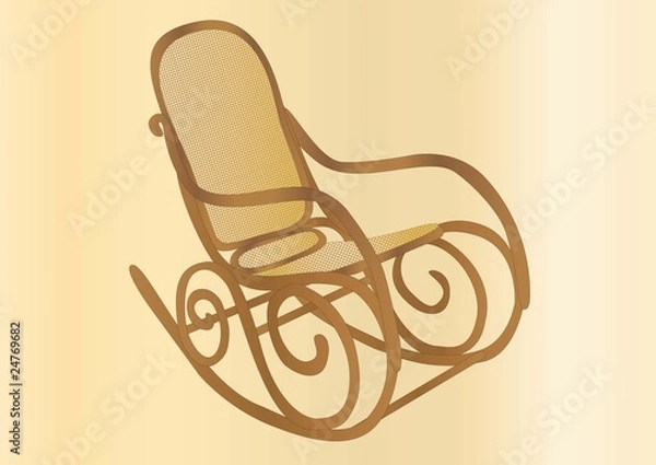 Obraz rocking chair