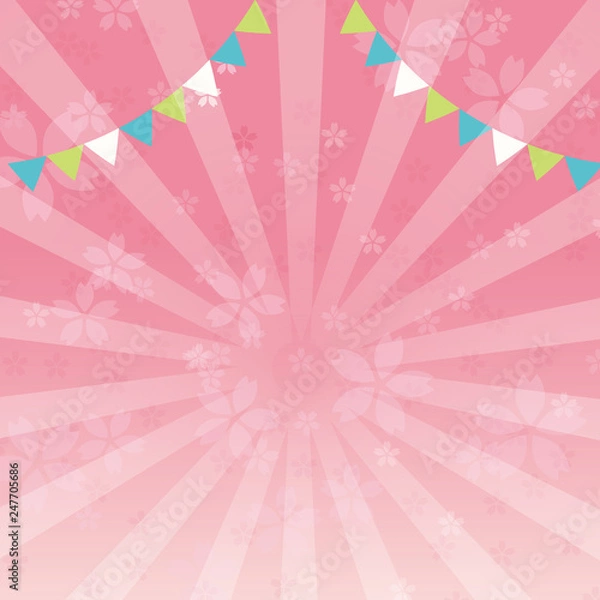 Obraz 桜　背景　キャンペーン