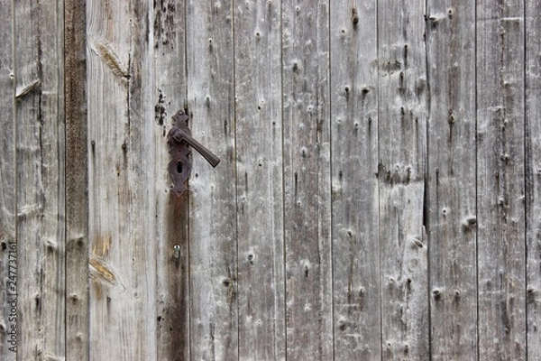 Fototapeta rare old wood texture background, door