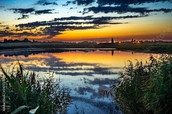 Obraz Dinner at the lake