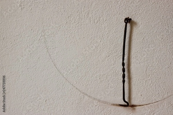 Fototapeta door hook on background