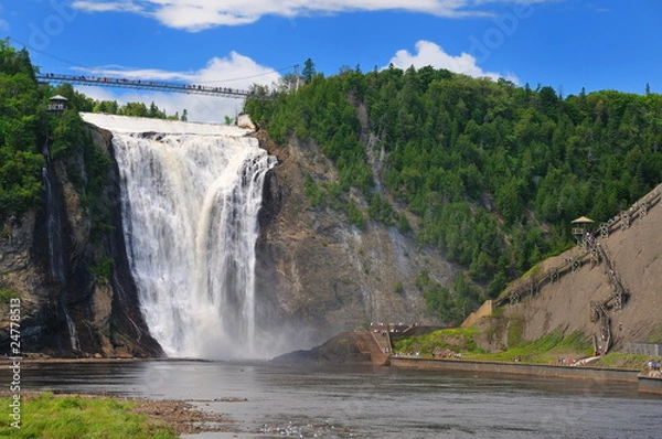 Obraz Wodospad Montmorency, Quebec.