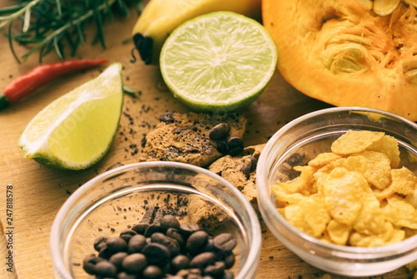 Fototapeta Zitrone Kaffee 