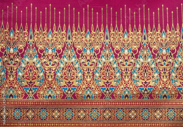 Obraz pattert style thai silk