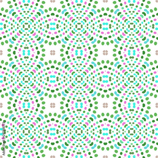 Fototapeta Seamless background pattern with a variety of multicolored lines.