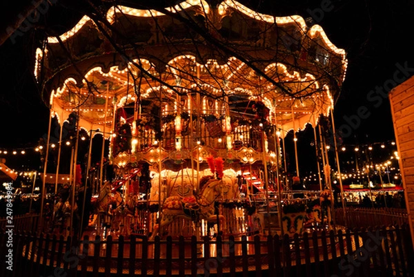 Obraz edinburgh shadows sunset birds flying