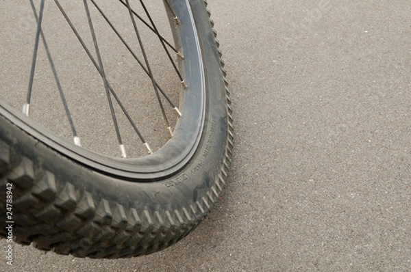 Obraz Mountain bike wheel