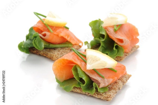 Obraz Smocked Salmon Snack